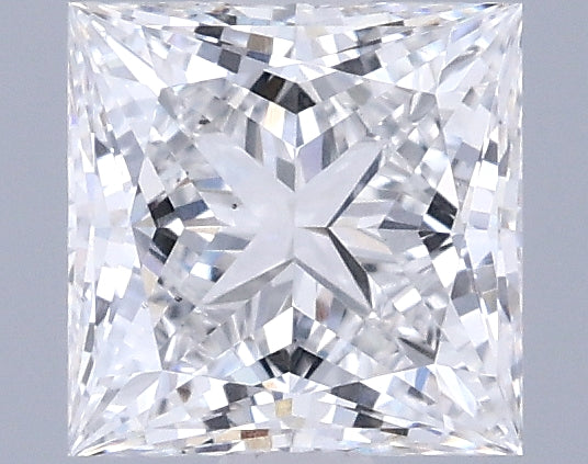 1.05 Carat Princess Shaped, Excellent Cut, E Color, VS2 Clarity, IGI Certified Lab Grown Diamond