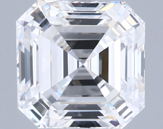 1.03 Carat Asscher Shaped, Ideal Cut, E Color, VVS1 Clarity, IGI Certified Lab Grown Diamond