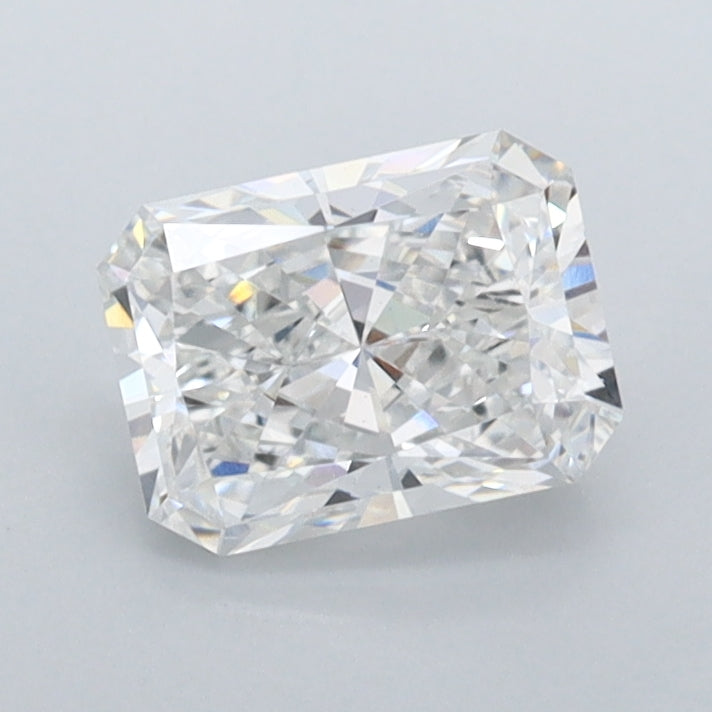 1.06 Carat Radiant Shaped, Ideal Cut, E Color, VS1 Clarity, IGI Certified Lab Grown Diamond