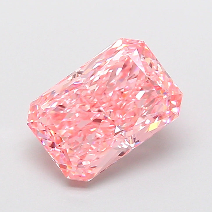 2.56 Carat Radiant Shaped, Ideal Cut, VVS2 Clarity, IGI Certified Lab Grown Diamond