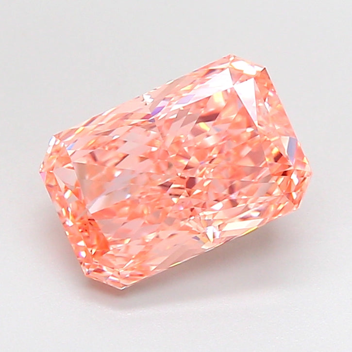 3.00 Carat Radiant Shaped, Ideal Cut, VS1 Clarity, IGI Certified Lab Grown Diamond