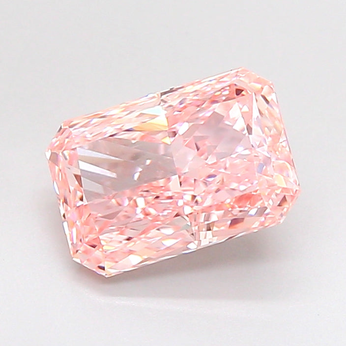 2.11 Carat Radiant Shaped, Ideal Cut, VVS2 Clarity, IGI Certified Lab Grown Diamond