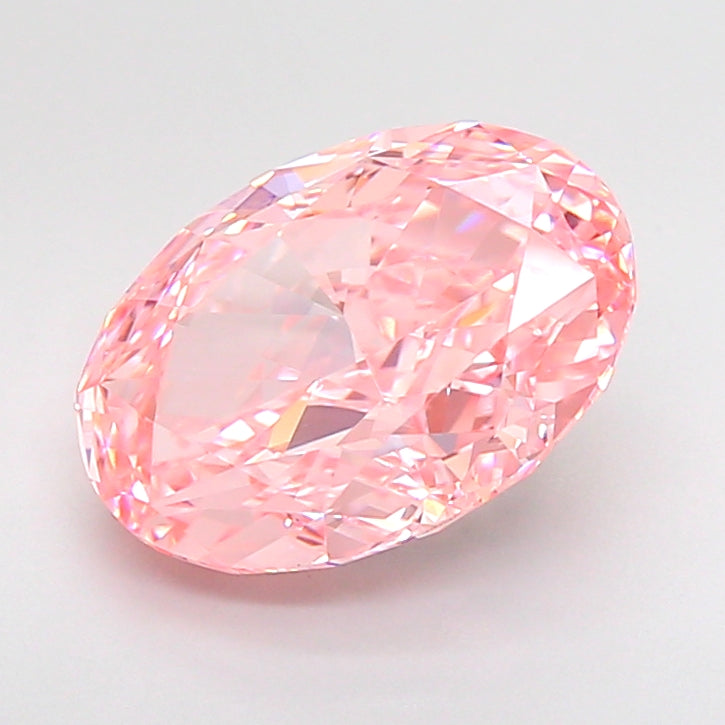3.97 Carat Oval Shaped, Excellent Cut, VVS2 Clarity, IGI Certified Lab Grown Diamond