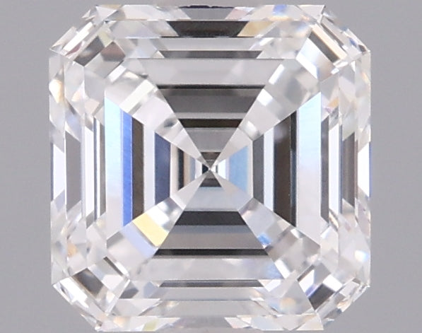 1.53 Carat Asscher Shaped, Ideal Cut, D Color, VVS2 Clarity, IGI Certified Lab Grown Diamond
