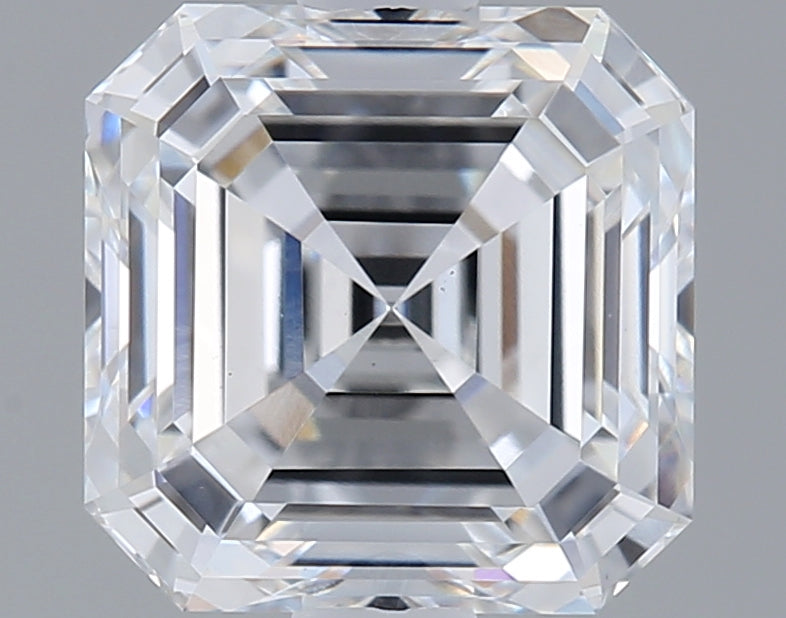 1.75 Carat Asscher Shaped, Ideal Cut, D Color, VS1 Clarity, IGI Certified Lab Grown Diamond