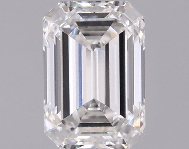 1.08 Carat Emerald Shaped, Ideal Cut, E Color, VVS1 Clarity, IGI Certified Lab Grown Diamond