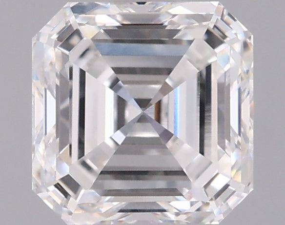 1.60 Carat Asscher Shaped, Ideal Cut, F Color, VVS2 Clarity, IGI Certified Lab Grown Diamond