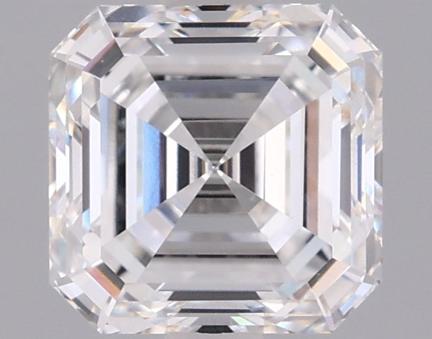 1.66 Carat Asscher Shaped, Excellent Cut, E Color, VVS2 Clarity, IGI Certified Lab Grown Diamond