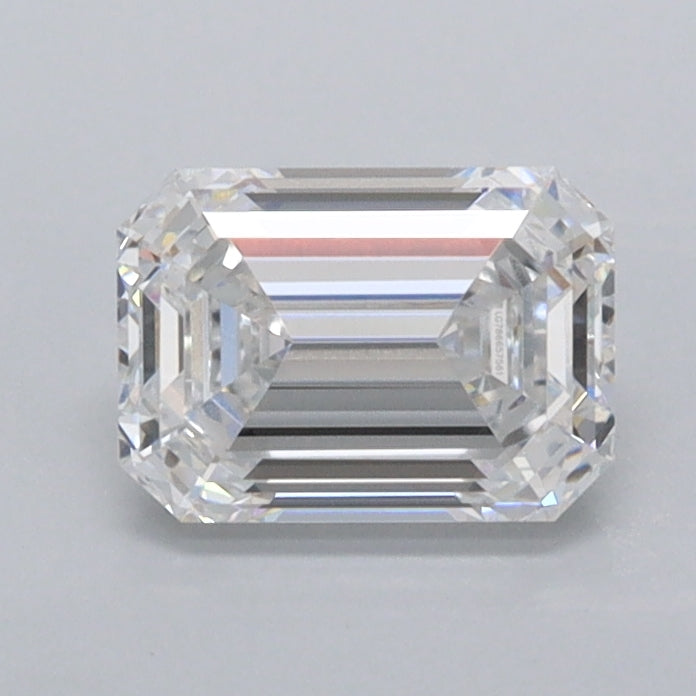 1.07 Carat Emerald Shaped, Ideal Cut, D Color, VVS1 Clarity, IGI Certified Lab Grown Diamond