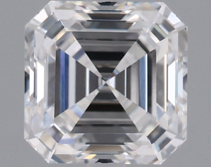 1.56 Carat Asscher Shaped, Ideal Cut, D Color, VVS2 Clarity, IGI Certified Lab Grown Diamond