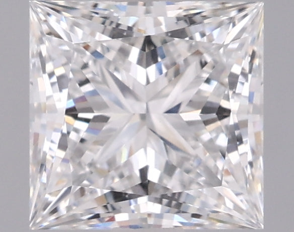 1.61 Carat Princess Shaped, Ideal Cut, D Color, VVS2 Clarity, IGI Certified Lab Grown Diamond