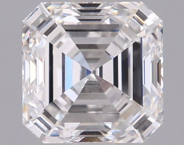 1.68 Carat Asscher Shaped, Excellent Cut, E Color, VVS2 Clarity, IGI Certified Lab Grown Diamond
