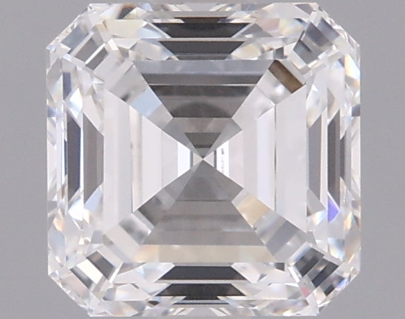 1.66 Carat Asscher Shaped, Ideal Cut, E Color, VVS2 Clarity, IGI Certified Lab Grown Diamond