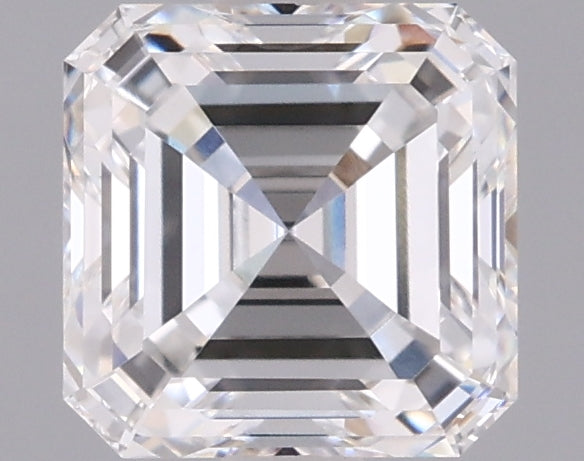 1.62 Carat Asscher Shaped, Ideal Cut, D Color, VVS2 Clarity, IGI Certified Lab Grown Diamond