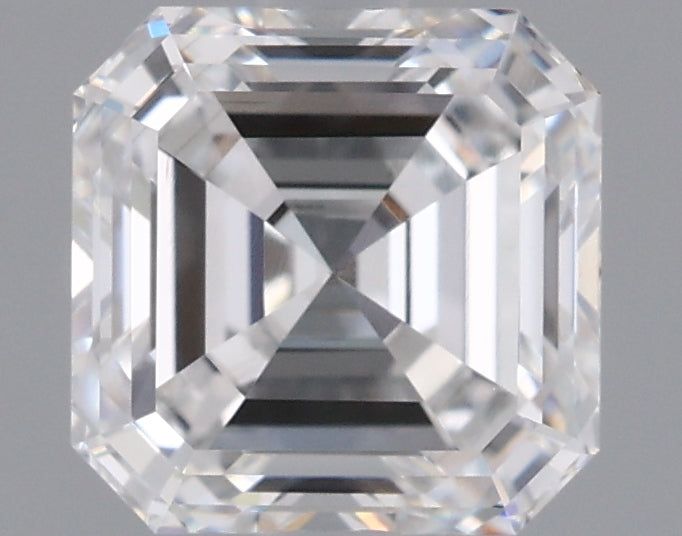 1.57 Carat Asscher Shaped, Excellent Cut, D Color, VVS2 Clarity, IGI Certified Lab Grown Diamond