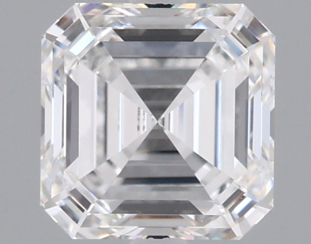 1.51 Carat Asscher Shaped, Ideal Cut, D Color, VVS2 Clarity, IGI Certified Lab Grown Diamond