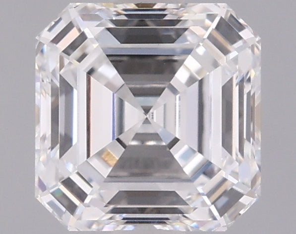 1.53 Carat Asscher Shaped, Ideal Cut, D Color, VVS2 Clarity, IGI Certified Lab Grown Diamond