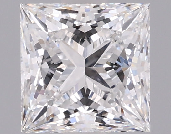 1.10 Carat Princess Shaped, Ideal Cut, D Color, VVS2 Clarity, IGI Certified Lab Grown Diamond