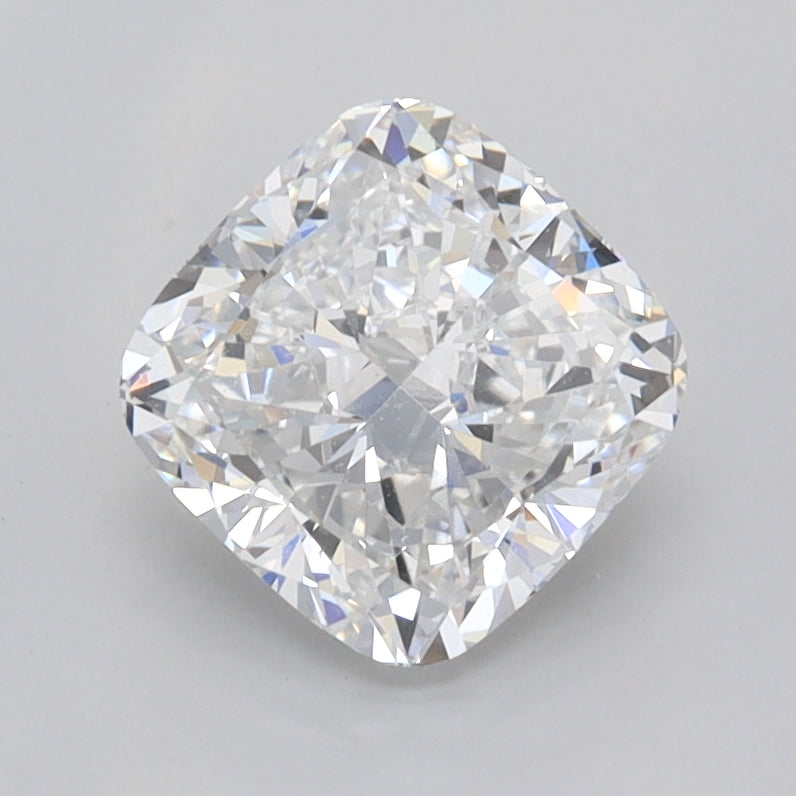 1.50 Carat Cushion Shaped, Very Good Cut, D Color, VVS2 Clarity, IGI Certified Lab Grown Diamond