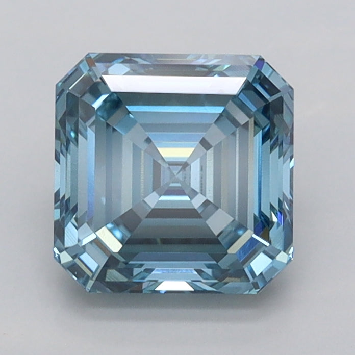 1.51 Carat Asscher Shaped, Excellent Cut, VVS2 Clarity, IGI Certified Lab Grown Diamond