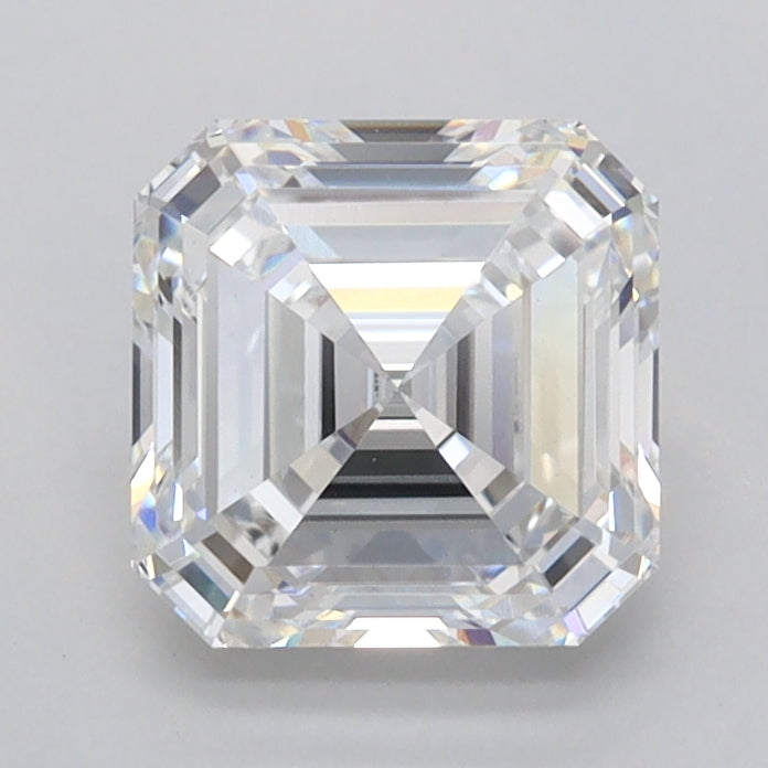 1.54 Carat Asscher Shaped, Very Good Cut, E Color, VVS2 Clarity, IGI Certified Lab Grown Diamond