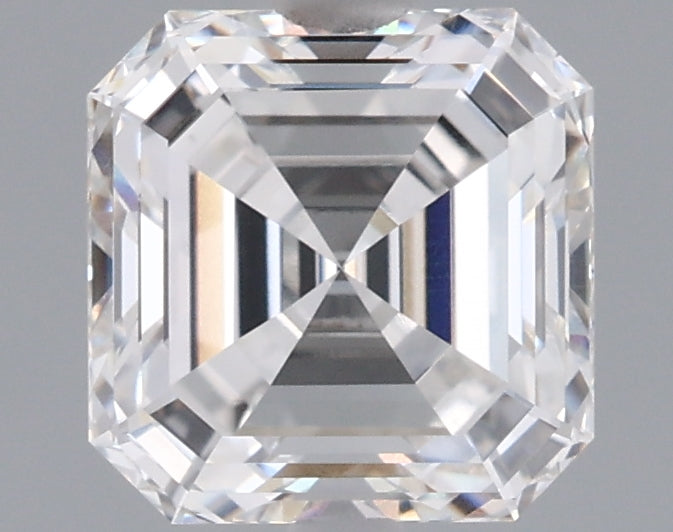 1.57 Carat Asscher Shaped, Excellent Cut, E Color, VVS2 Clarity, IGI Certified Lab Grown Diamond