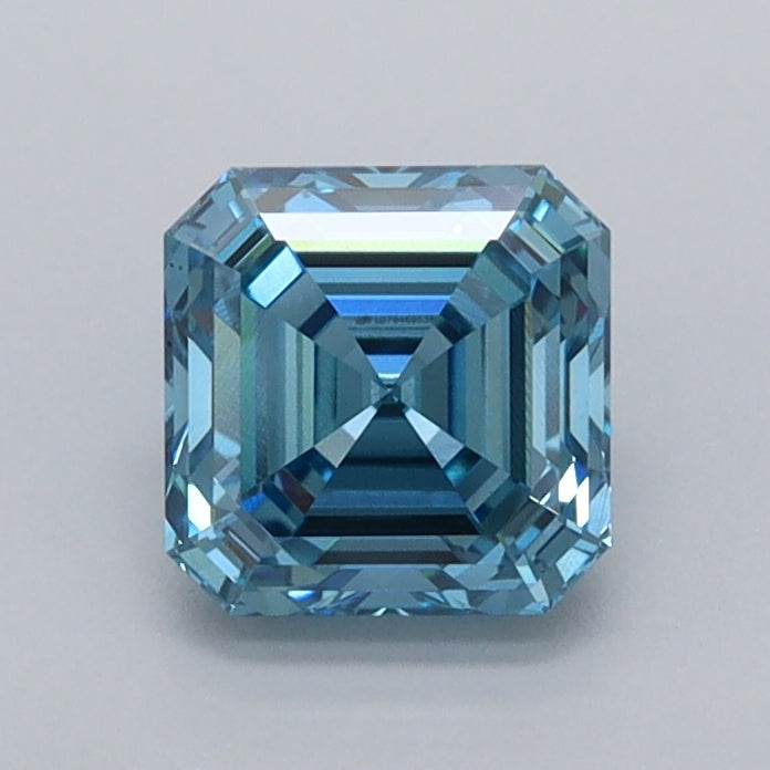 1.01 Carat Asscher Shaped, Ideal Cut, VVS2 Clarity, IGI Certified Lab Grown Diamond
