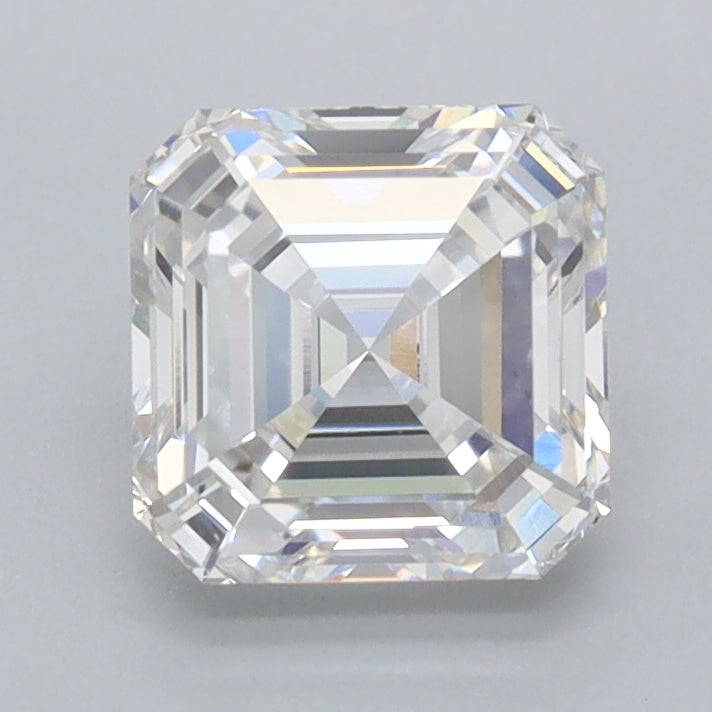 1.58 Carat Asscher Shaped, Excellent Cut, E Color, VVS1 Clarity, IGI Certified Lab Grown Diamond