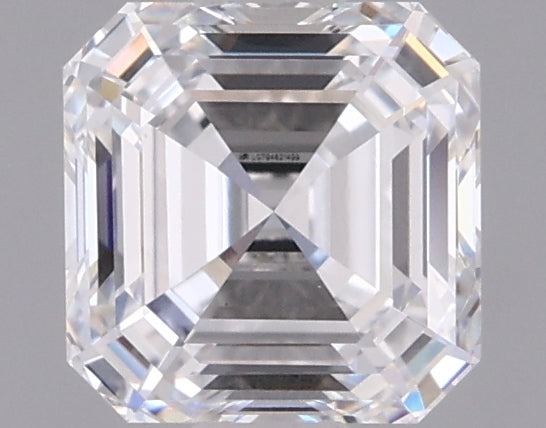 1.03 Carat Asscher Shaped, Ideal Cut, D Color, VVS2 Clarity, IGI Certified Lab Grown Diamond