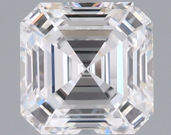 1.59 Carat Asscher Shaped, Ideal Cut, D Color, VVS1 Clarity, IGI Certified Lab Grown Diamond