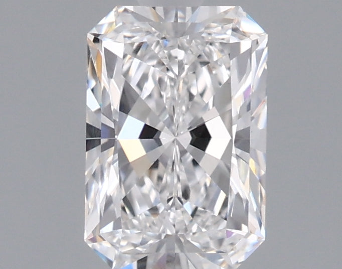 1.05 Carat Radiant Shaped, Excellent Cut, E Color, VVS2 Clarity, IGI Certified Lab Grown Diamond