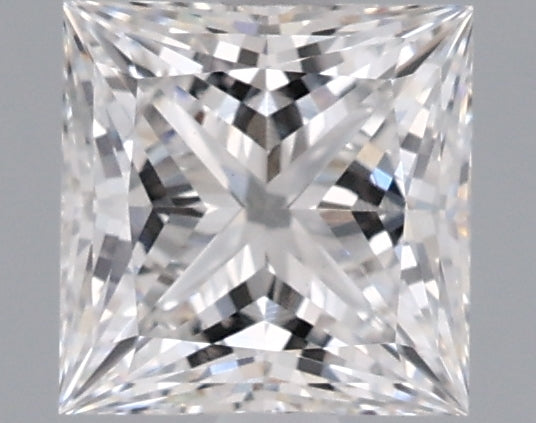 1.04 Carat Princess Shaped, Ideal Cut, E Color, VS2 Clarity, IGI Certified Lab Grown Diamond