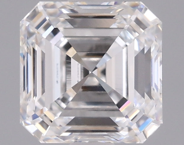 1.53 Carat Asscher Shaped, Ideal Cut, D Color, VVS2 Clarity, IGI Certified Lab Grown Diamond