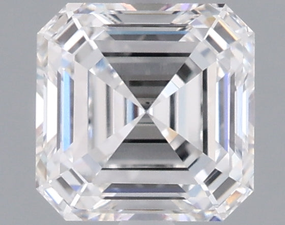 1.53 Carat Asscher Shaped, Ideal Cut, D Color, VVS1 Clarity, IGI Certified Lab Grown Diamond