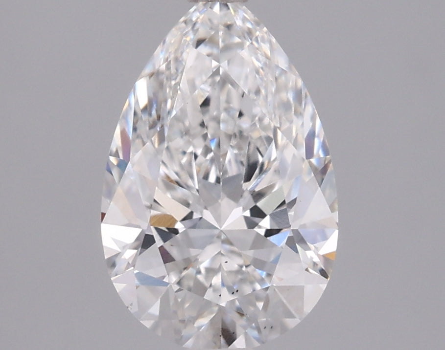 1.52 Carat Pear Shaped, Ideal Cut, D Color, VS2 Clarity, IGI Certified Lab Grown Diamond