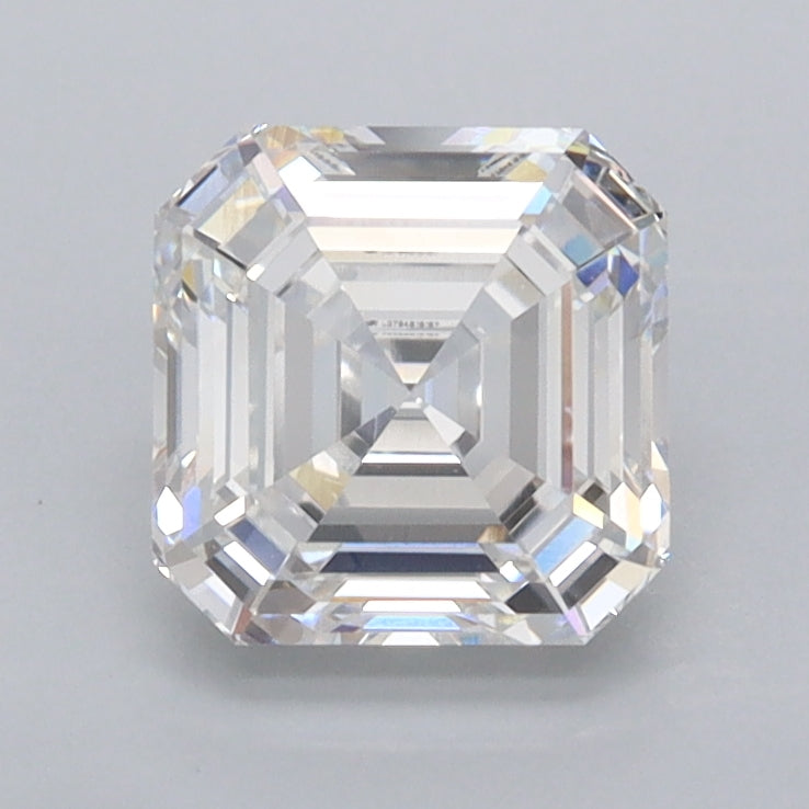 1.52 Carat Asscher Shaped, Ideal Cut, D Color, VVS1 Clarity, IGI Certified Lab Grown Diamond