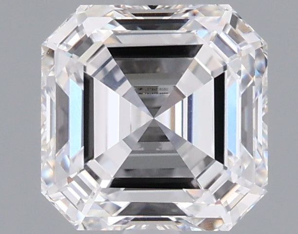 1.58 Carat Asscher Shaped, Ideal Cut, D Color, VVS1 Clarity, IGI Certified Lab Grown Diamond