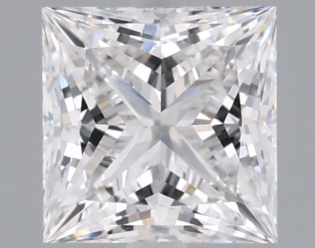 1.55 Carat Princess Shaped, Ideal Cut, E Color, VVS1 Clarity, IGI Certified Lab Grown Diamond