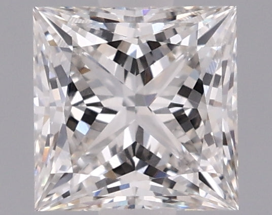 1.04 Carat Princess Shaped, Ideal Cut, F Color, VVS2 Clarity, IGI Certified Lab Grown Diamond