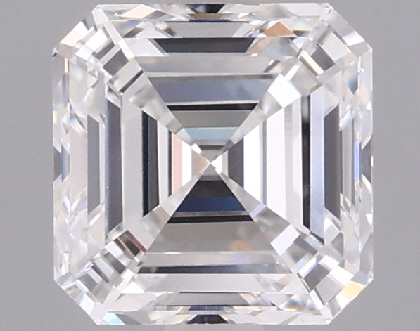 1.51 Carat Asscher Shaped, Excellent Cut, E Color, VVS2 Clarity, IGI Certified Lab Grown Diamond