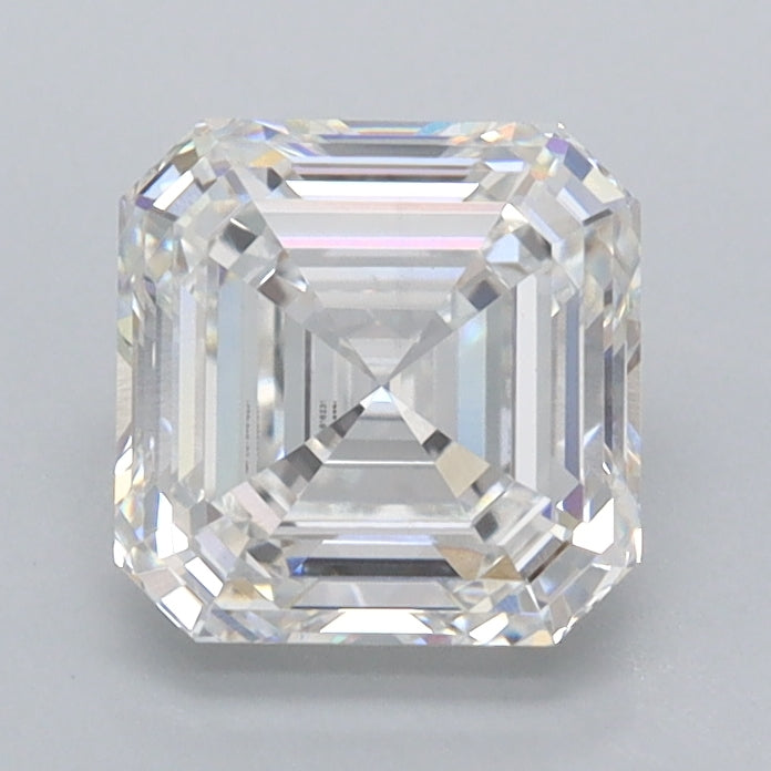 1.53 Carat Asscher Shaped, Ideal Cut, E Color, VVS2 Clarity, IGI Certified Lab Grown Diamond