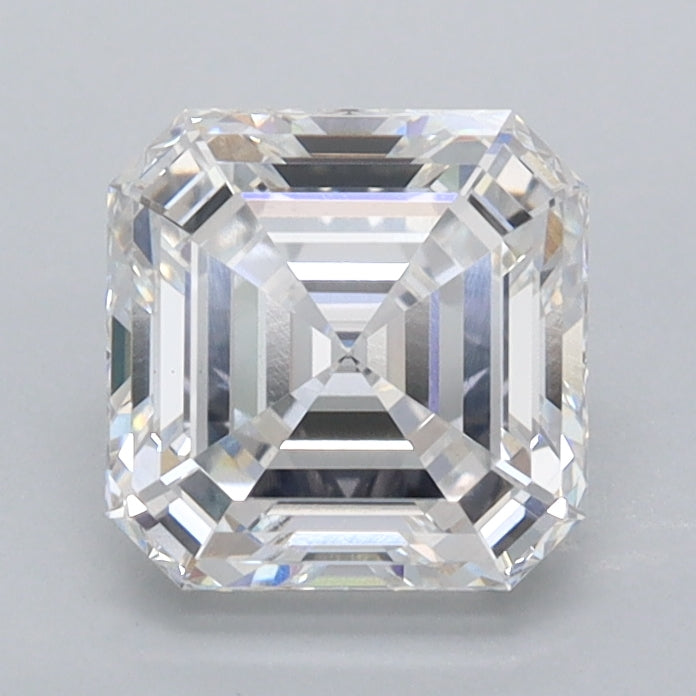 1.55 Carat Asscher Shaped, Ideal Cut, E Color, VVS2 Clarity, IGI Certified Lab Grown Diamond
