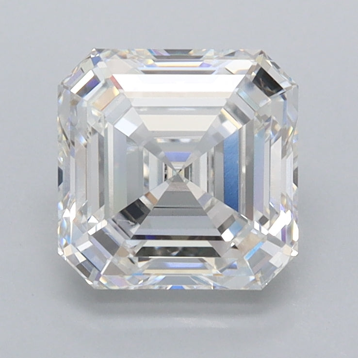 1.75 Carat Asscher Shaped, Ideal Cut, E Color, VVS1 Clarity, IGI Certified Lab Grown Diamond
