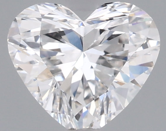 1.00 Carat Heart Shaped, Ideal Cut, D Color, VVS2 Clarity, IGI Certified Lab Grown Diamond