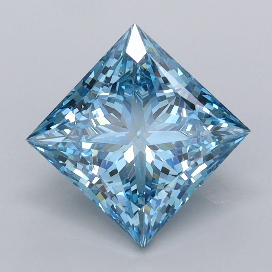 2.08 Carat Princess Shaped, Ideal Cut, VVS1 Clarity, IGI Certified Lab Grown Diamond