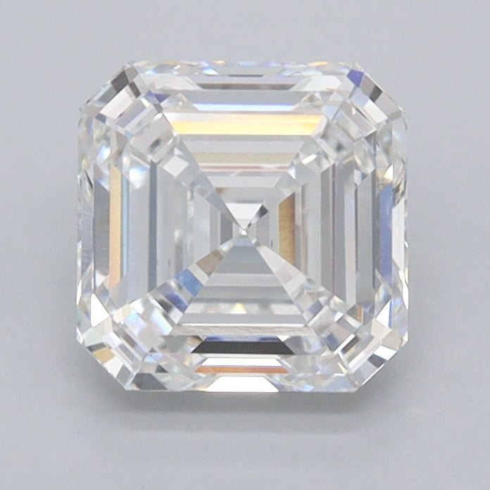 1.53 Carat Asscher Shaped, Excellent Cut, D Color, VVS2 Clarity, IGI Certified Lab Grown Diamond