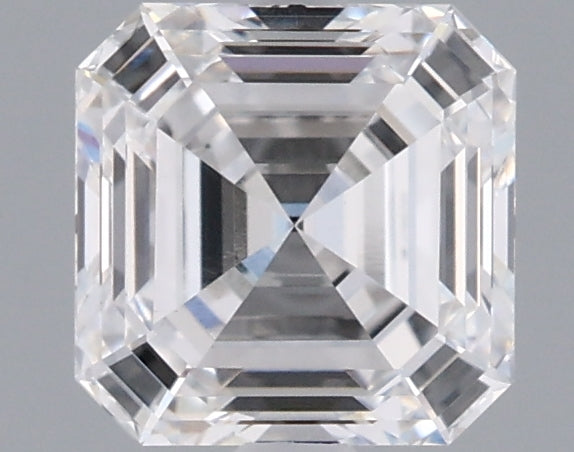 1.06 Carat Asscher Shaped, Ideal Cut, D Color, VVS2 Clarity, IGI Certified Lab Grown Diamond