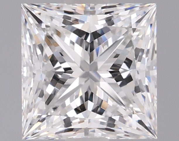 1.60 Carat Princess Shaped, Ideal Cut, E Color, VVS2 Clarity, IGI Certified Lab Grown Diamond