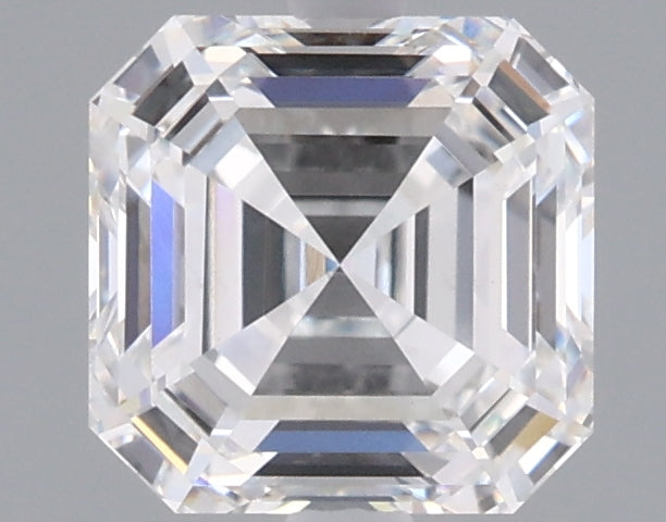 1.53 Carat Asscher Shaped, Ideal Cut, E Color, VVS2 Clarity, IGI Certified Lab Grown Diamond