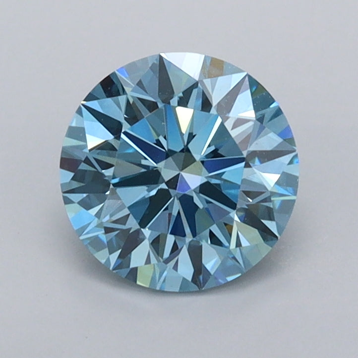 1.07 Carat Round Shaped, Ideal Cut, VVS2 Clarity, IGI Certified Lab Grown Diamond